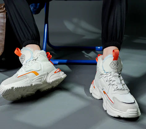 Casual High-Top Sneakers (Streetwear Hip Hop Style)