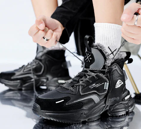 Casual High-Top Sneakers (Streetwear Hip Hop Style)