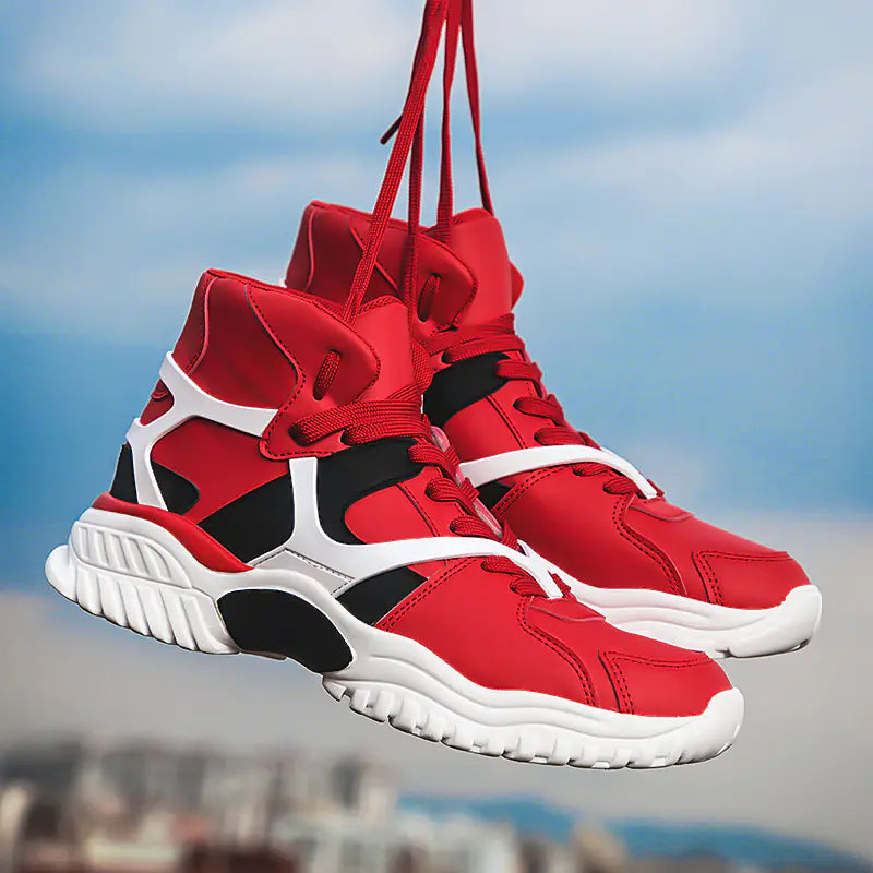 Casual High-Top Sneakers (Streetwear Hip Hop Style)