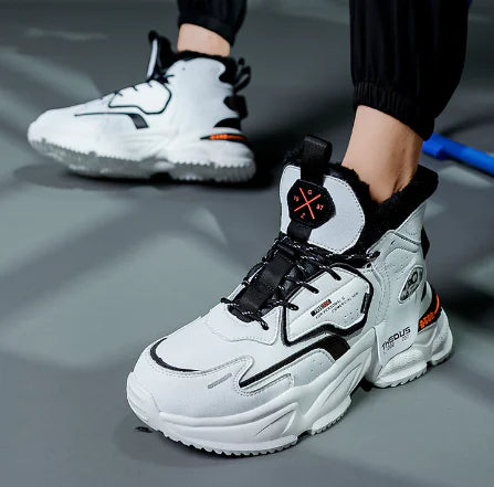 Casual High-Top Sneakers (Streetwear Hip Hop Style)