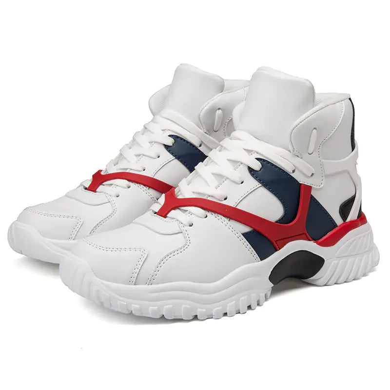 Casual High-Top Sneakers (Streetwear Hip Hop Style)